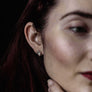 AB X CADENCE LONDON Tender Heart Earrings - SILVER-Anatomy Boutique-Anatomy Boutique