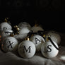 Anatomy Alphabet Ceramic Christmas Tree Baubles-Anatomy Boutique-Anatomy Boutique