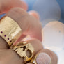 AB X IOANNA LIBERTA Pink Opal Brain Ring-Anatomy Boutique-Anatomy Boutique