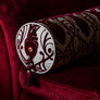Cardiac Damask Velvet Bolster-Anatomy Boutique-Anatomy Boutique