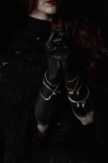 AB X CADENCE LONDON Diminutive Vertebra Bracelet - SILVER-Anatomy Boutique-Anatomy Boutique