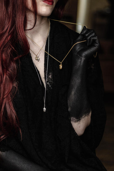 AB X CADENCE LONDON Radiant Heart Necklace - SILVER-Anatomy Boutique-Anatomy Boutique