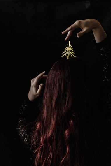 AB X HOOD LONDON Third Eye Headdress-Anatomy Boutique-Anatomy Boutique