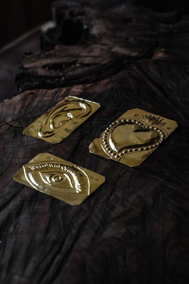 Vintage Ex Voto Gold Eye Tamata-Anatomy Boutique-Anatomy Boutique