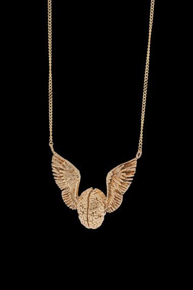 AB X IOANNA LIBERTA Flying Brain Necklace-Anatomy Boutique-Anatomy Boutique