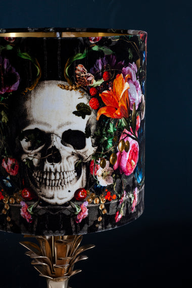 AB X EVI ANTONIOU - Vanitas Velvet Lampshade-Anatomy Boutique-Anatomy Boutique