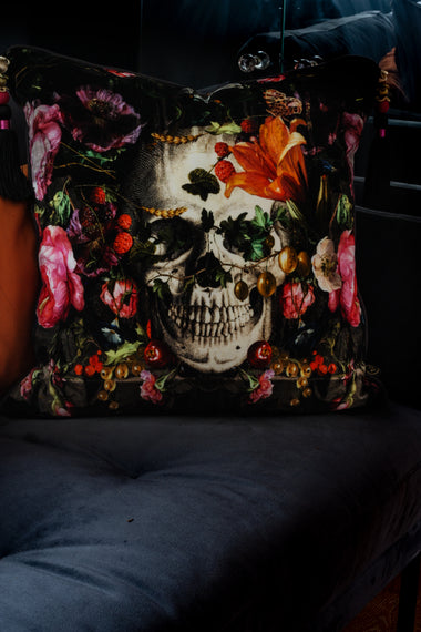 AB X EVI ANTONIOU - Vanitas Velvet Cushion-Anatomy Boutique-Anatomy Boutique