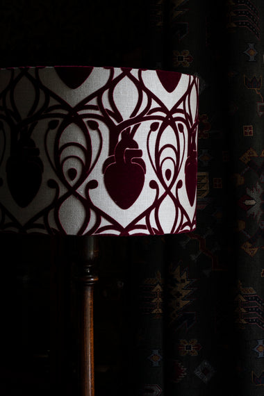 Cardiac Damask Lampshade - Large-Anatomy Boutique-Anatomy Boutique