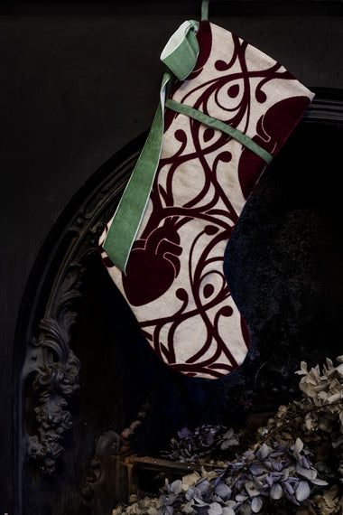 Cardiac Damask Stocking-Anatomy Boutique-Anatomy Boutique